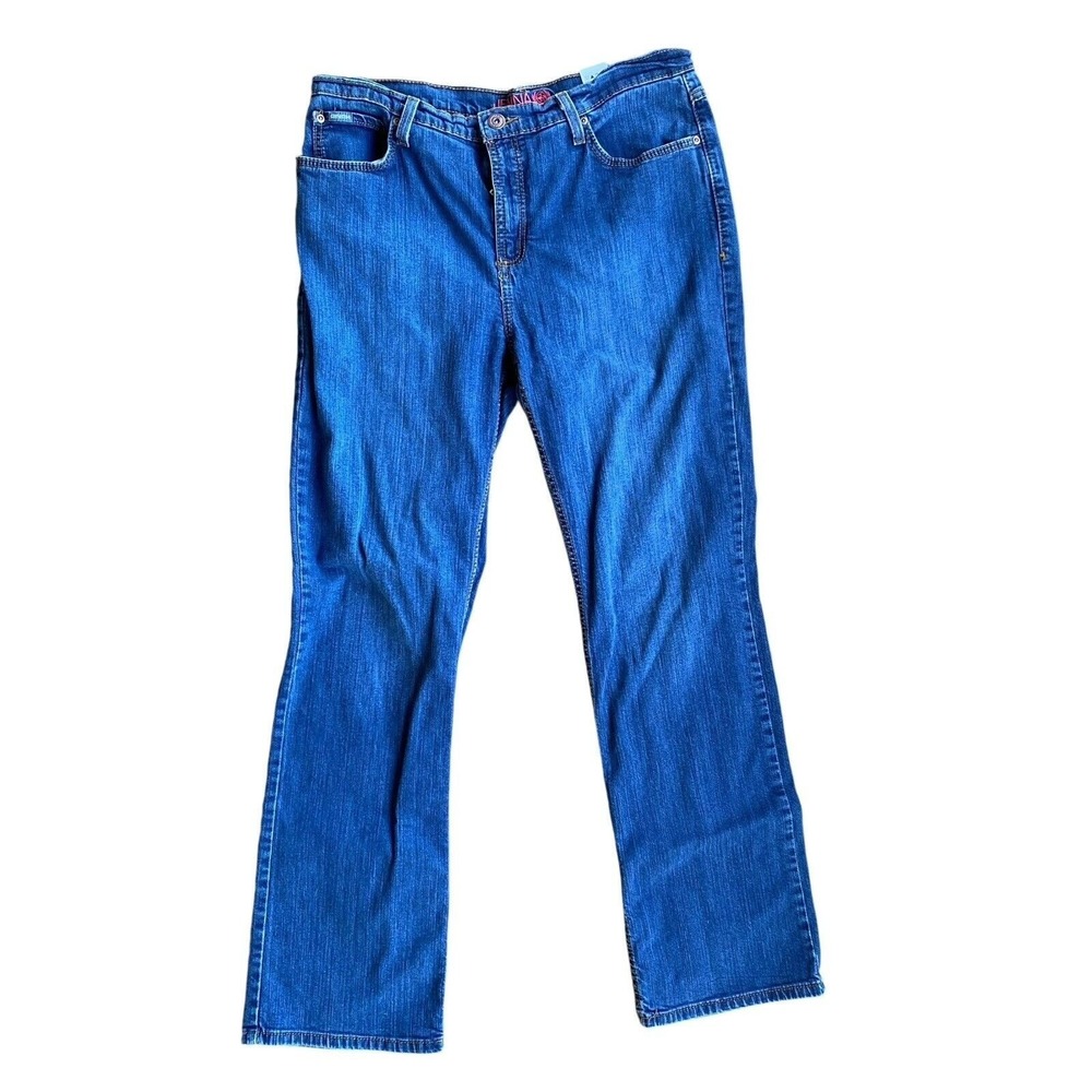 Cinch Jenna Jeans‎ Womens 33/15 L Blue Denim Slim Fit Rodeo Western Cowgirl